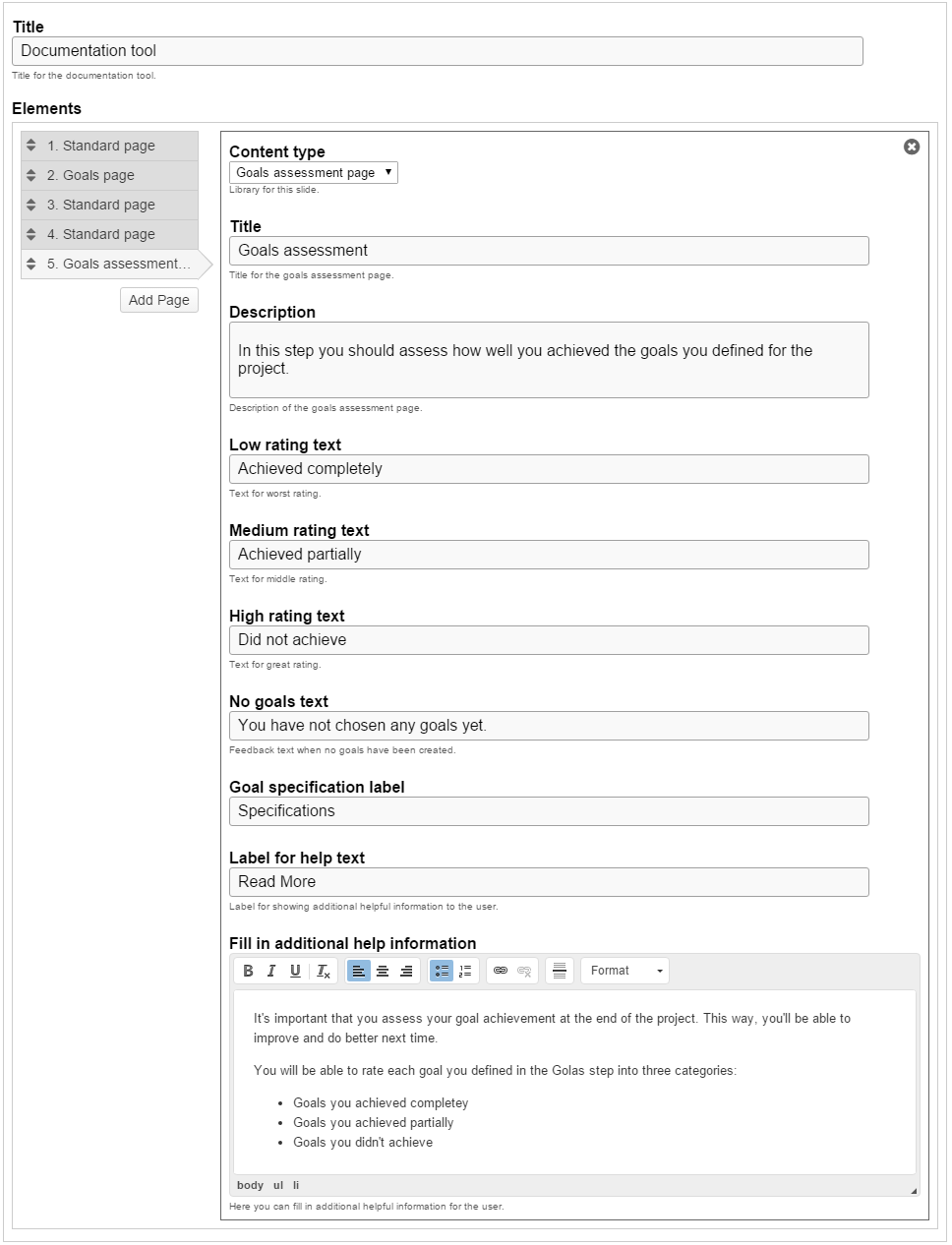 Documentation Tool | H5P