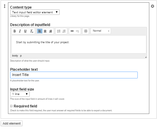 Documentation Tool | H5P