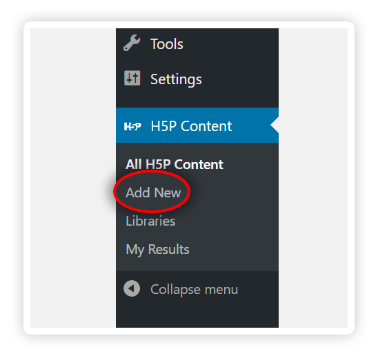 rss menu wordpress