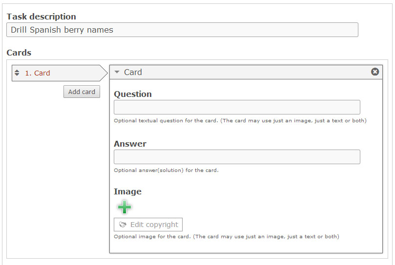 Flashcards tutorial H5P