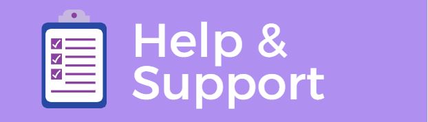Help & Support Header