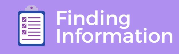 Finding Information header