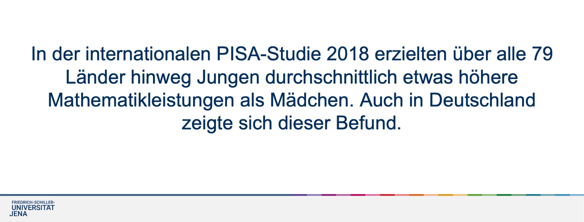 Bild mit Befund aus PISA Studie 2018.