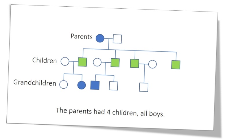 The parent has 4 children, all boys