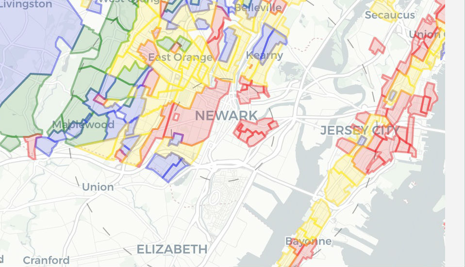 Redlining in Newark