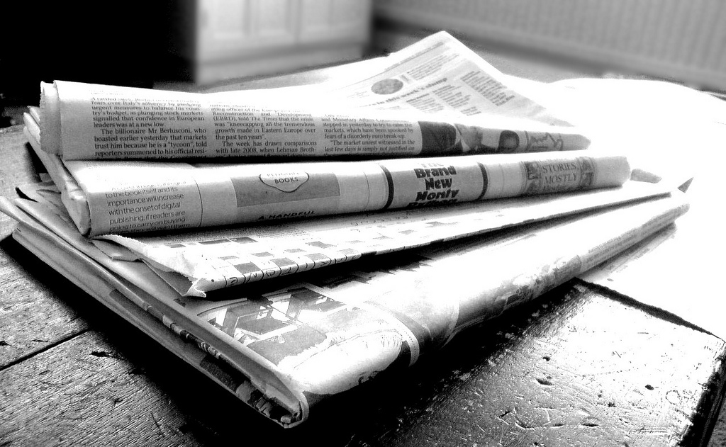 Newspaper image