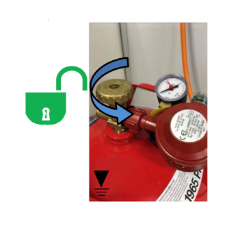 Flasche aufdrehen