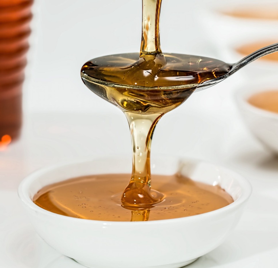Photography of a bowl with honey