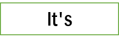 It's