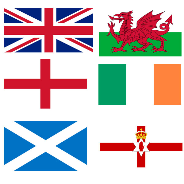 Brittish isles flags