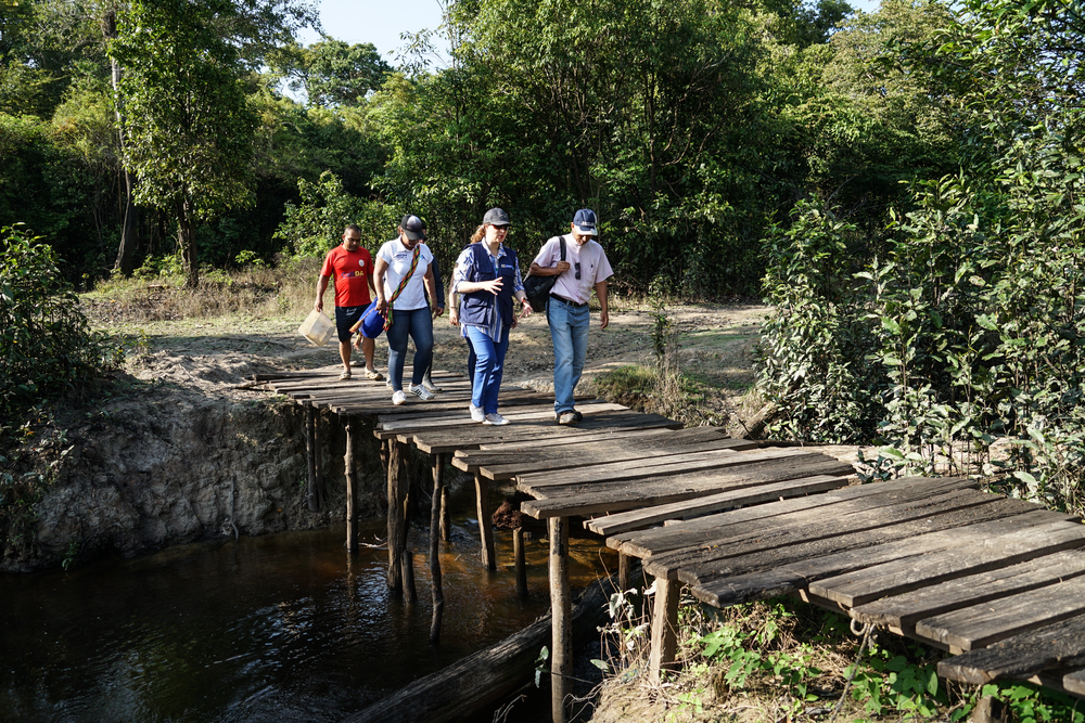 VISITA COMUNIDAD RONDA - IE MARÍA AUXILIADORA - recorrido por la zona