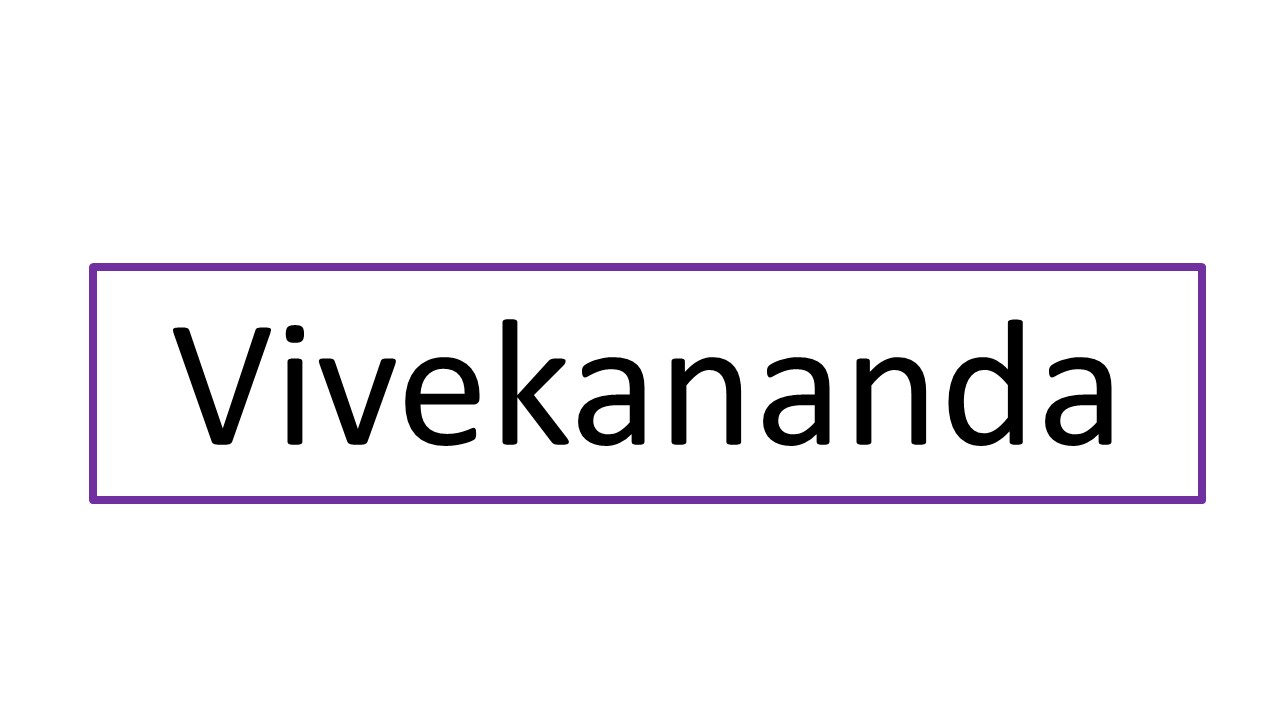 Vivekananda