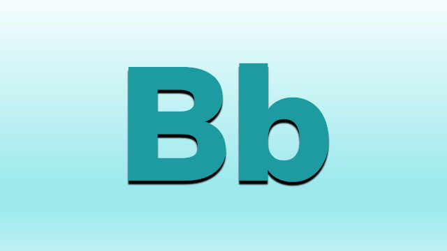 B - Flashcards - Consonant