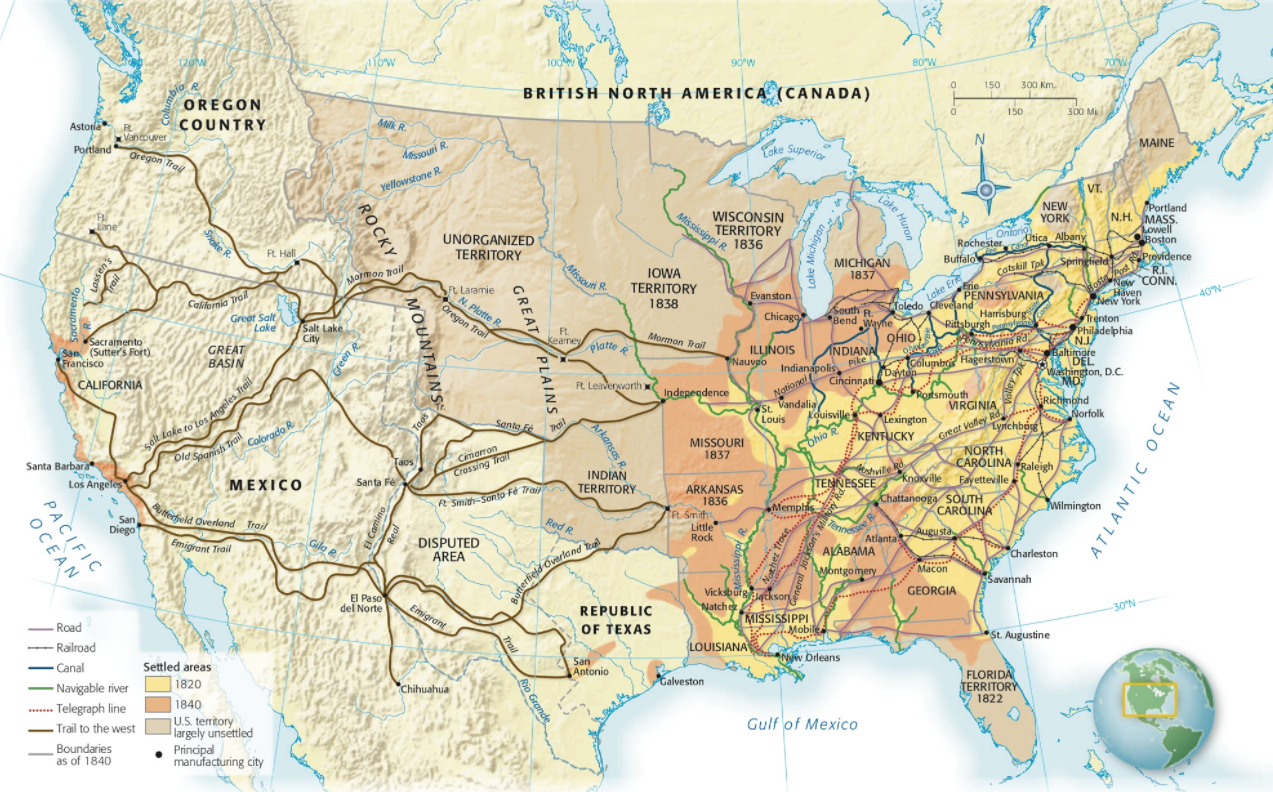 History - Chapter 11 Map Activities