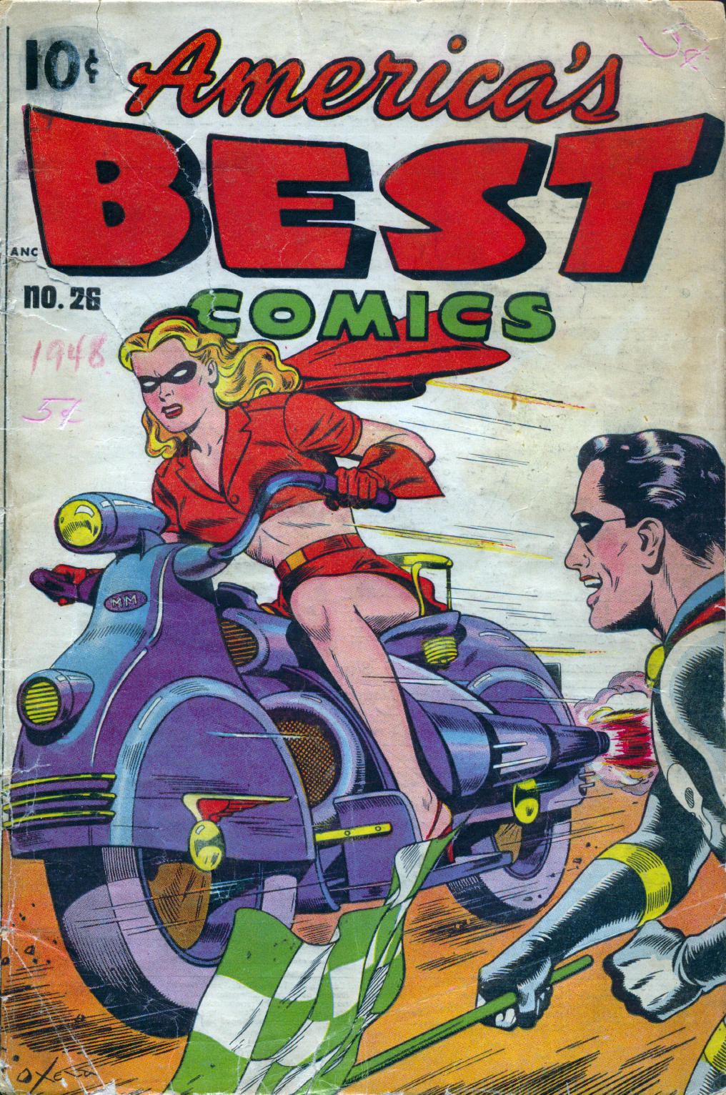 Cover for America's Best Comics #46 (1948)