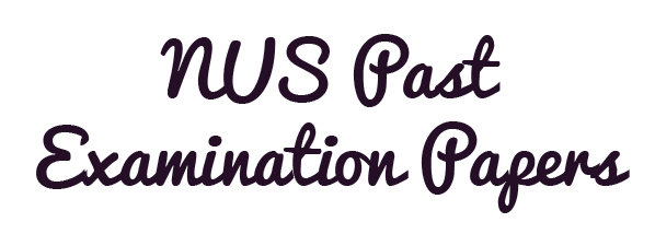 NUS Past Examination Papers