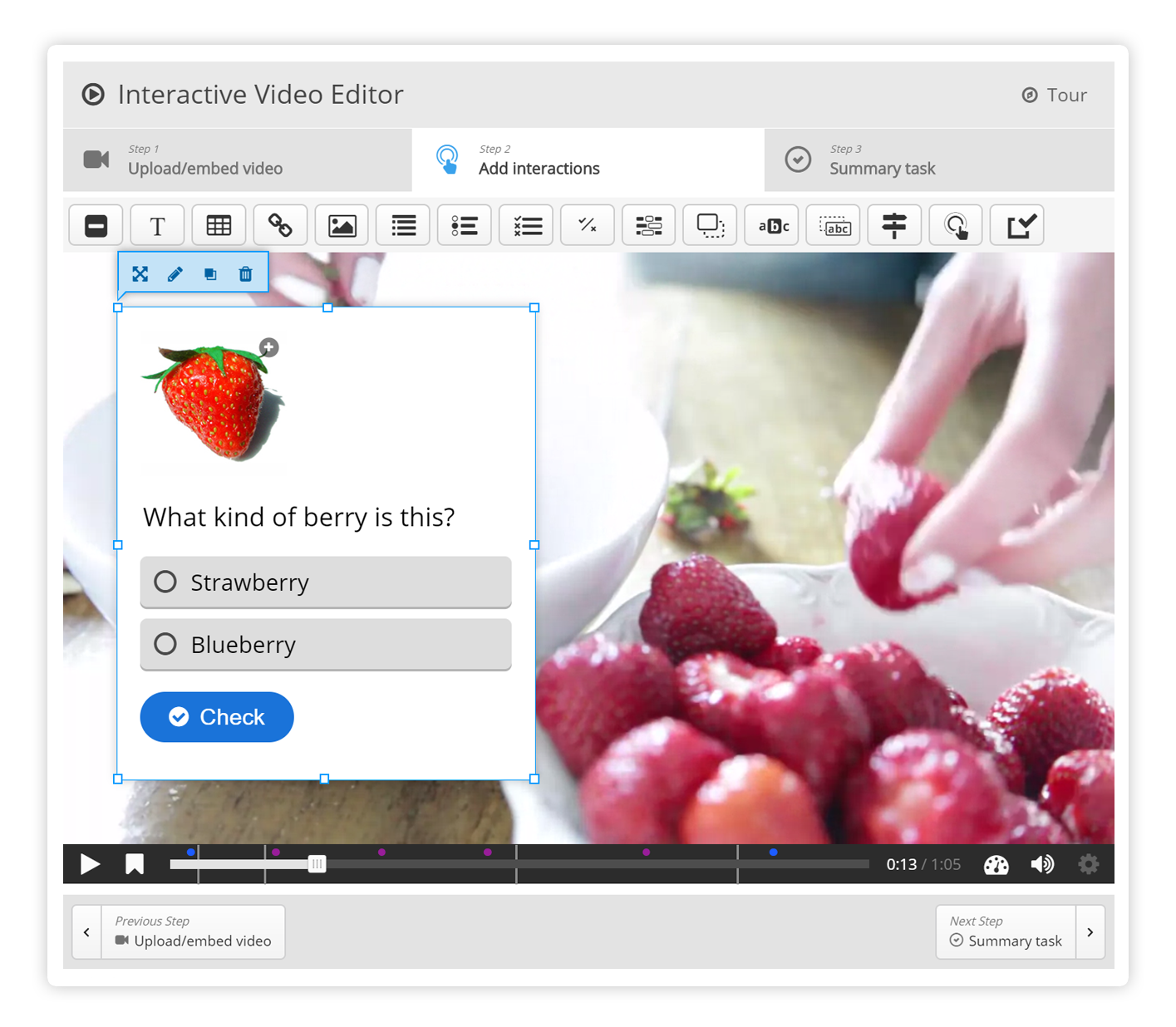 Interactive Video Editor