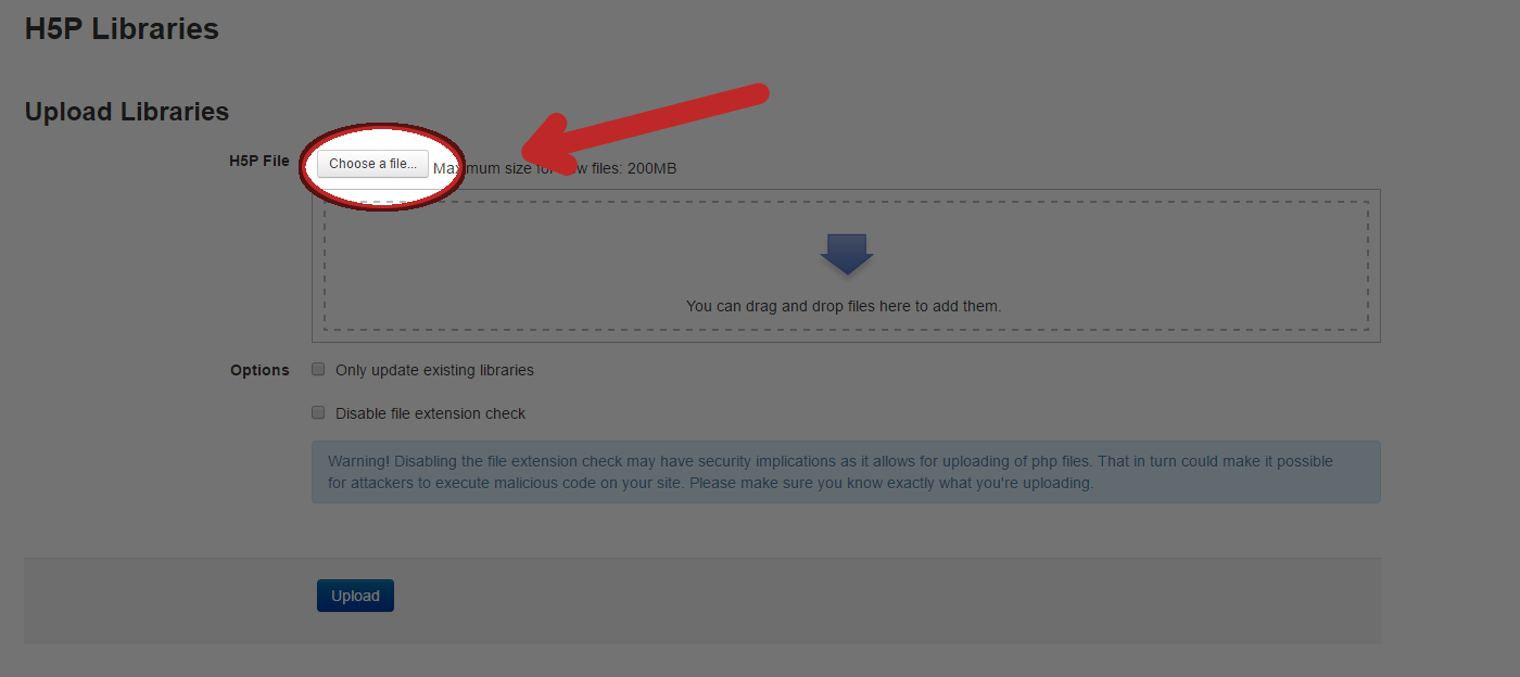 Set up H5P for Moodle | H5P